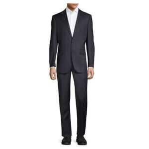 Ermenegildo Zegna x Saks Fifth Ave Charcoal Grey Suit - 40L/33W Slim fit